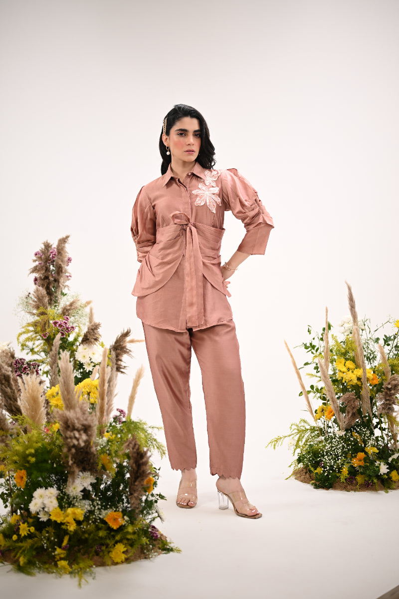 Draped Bow Co-ord Set