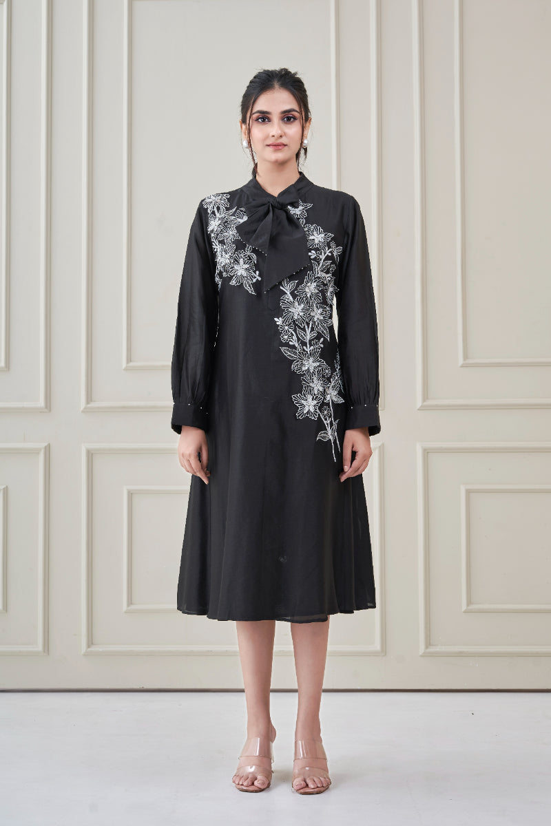 Black Monochrome Muse dress