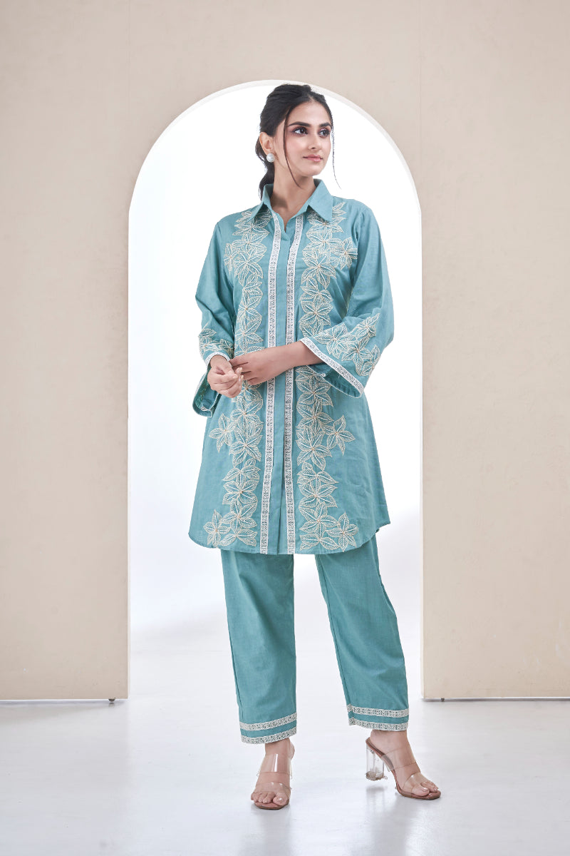 Teal Noor set