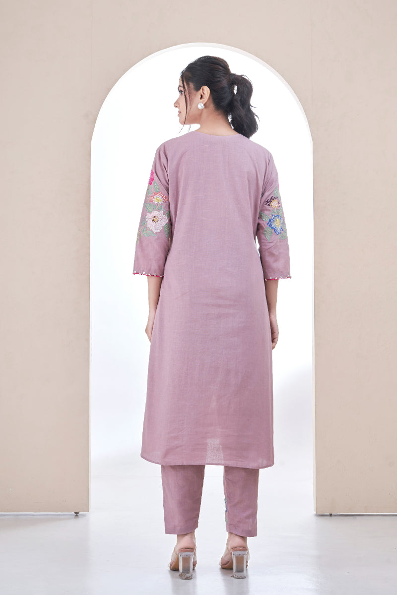 Dusty Mauve gulnaaz Set