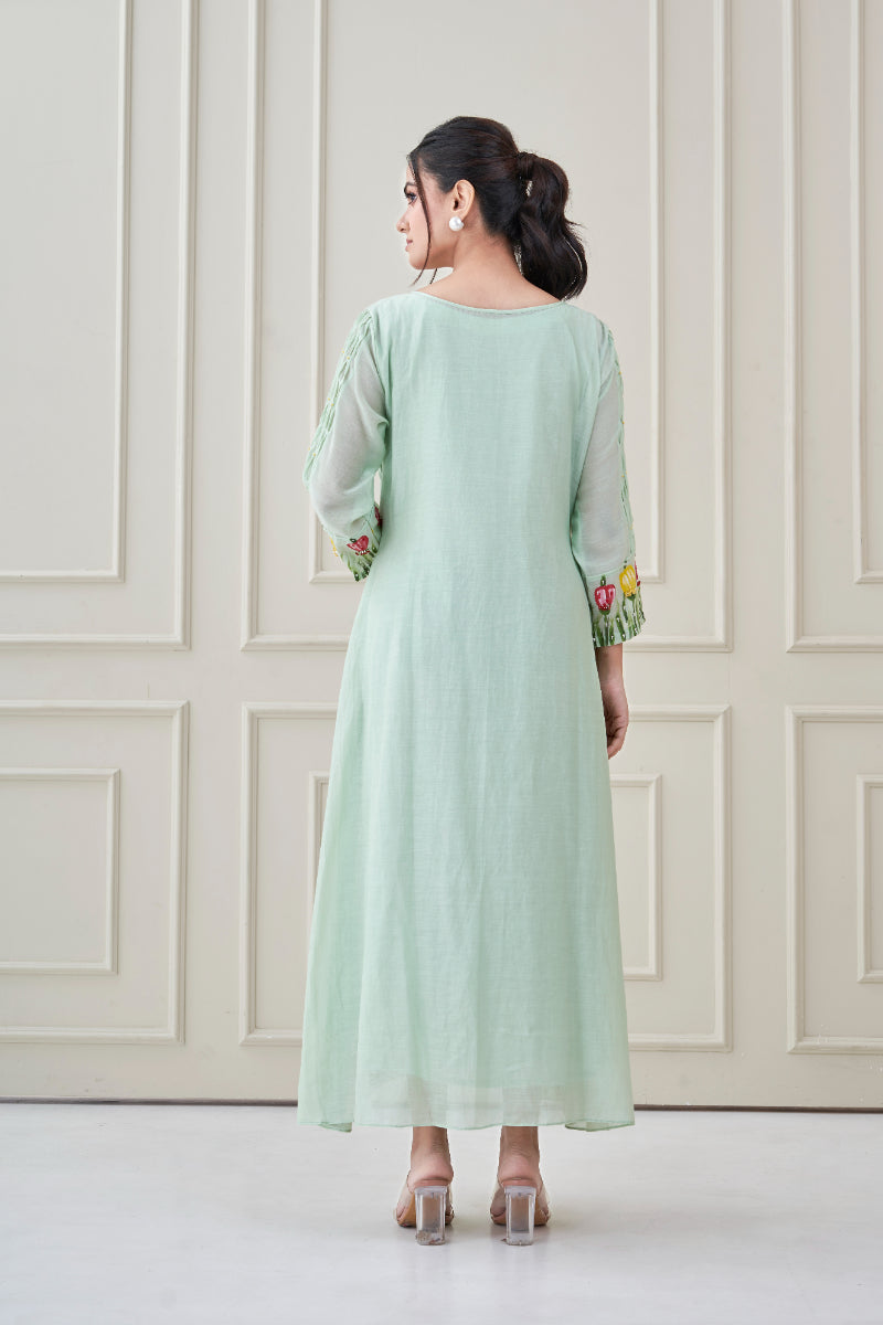 Sea Green Meadow Dress