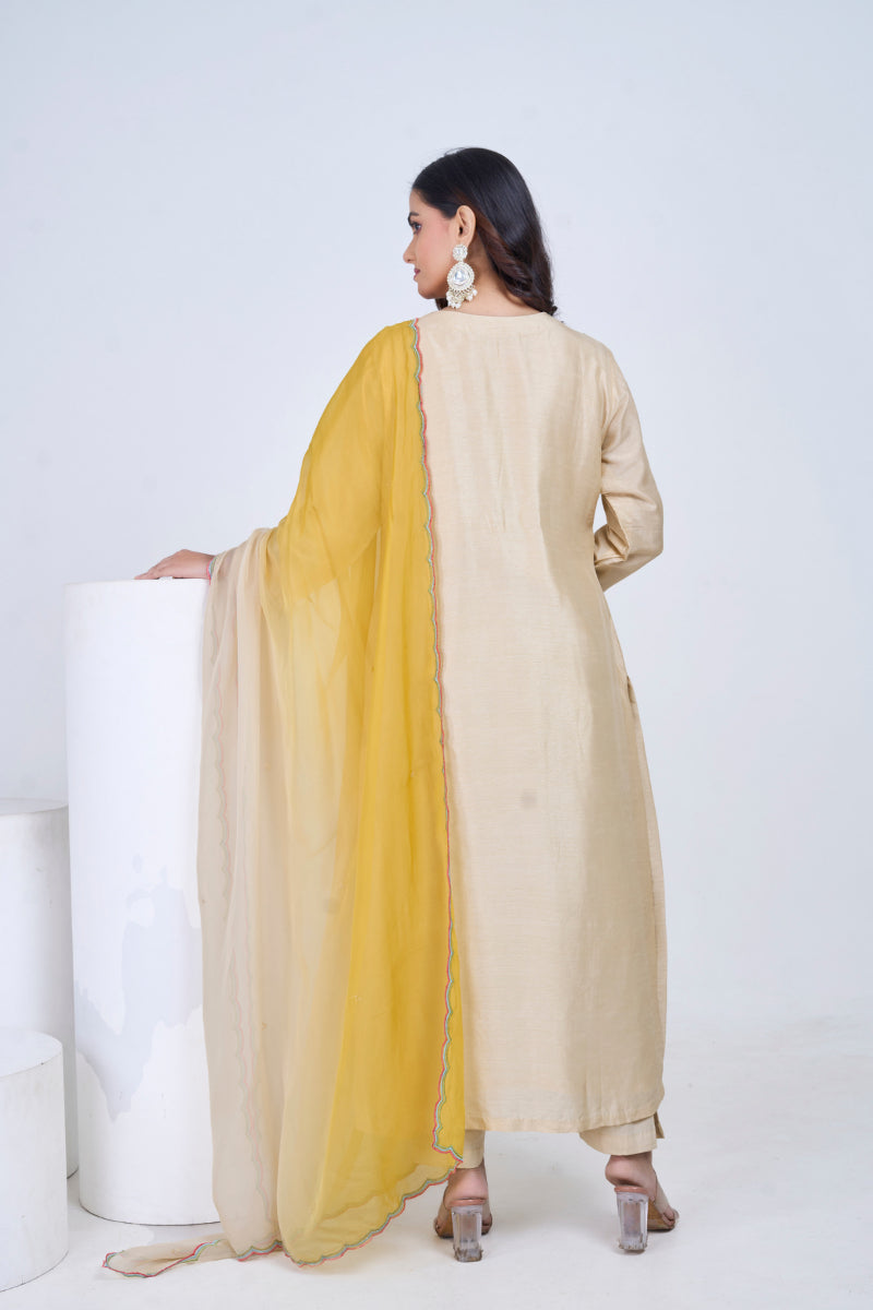 Canary Bloom Kurta Set