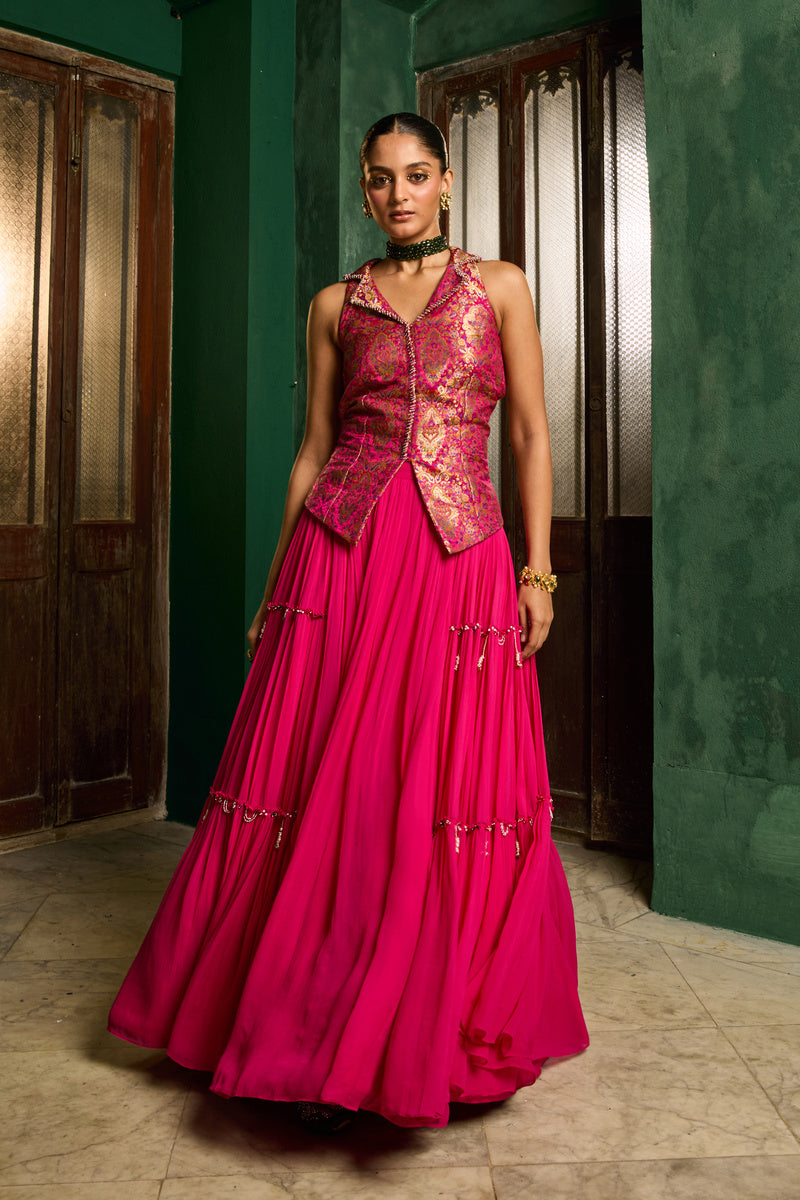 Rangrez Brocade Lehenga Set