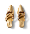 Load image into Gallery viewer, Opal Gold Mules
