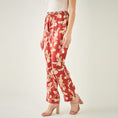 Load image into Gallery viewer, Red Baroque Print Pants
