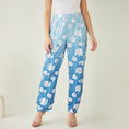 Load image into Gallery viewer, Blue Ombre Lurex Straight Pants

