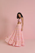 Load image into Gallery viewer, Alaina Georgette Frill Set- side view

