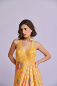 Load image into Gallery viewer, Sara Satin Drape Dress
