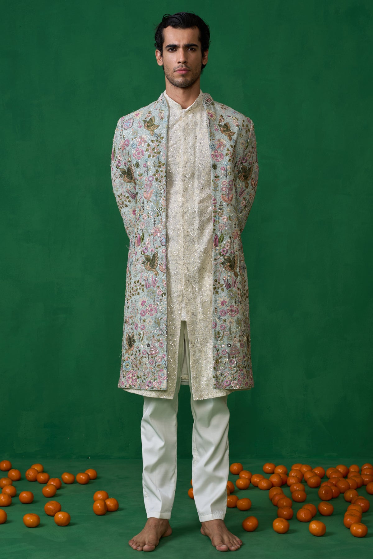 PHOOLPANKH SKY INDOWESTERN SET