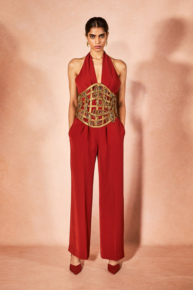 Flame Orange Jumpsuit