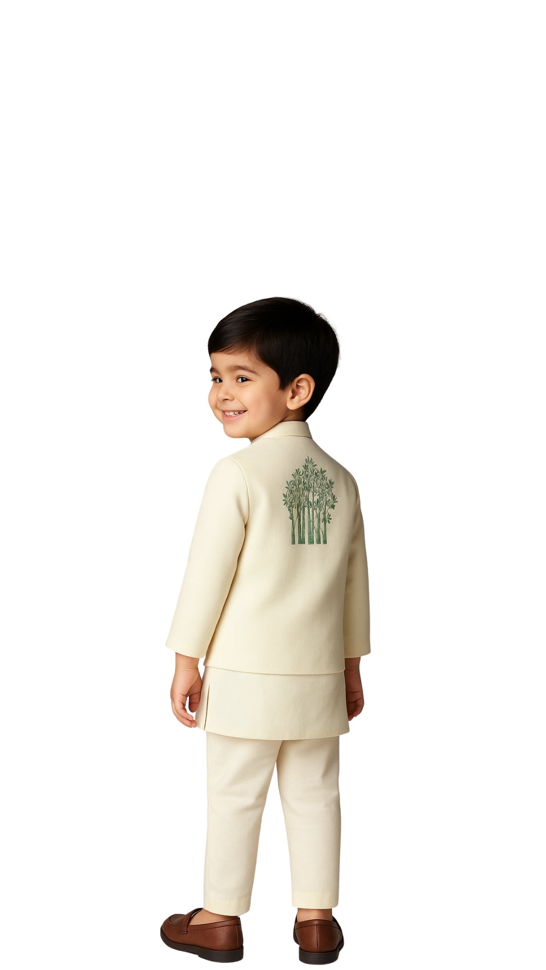 Rajvansh Ivory Nehru Short Kurta Set