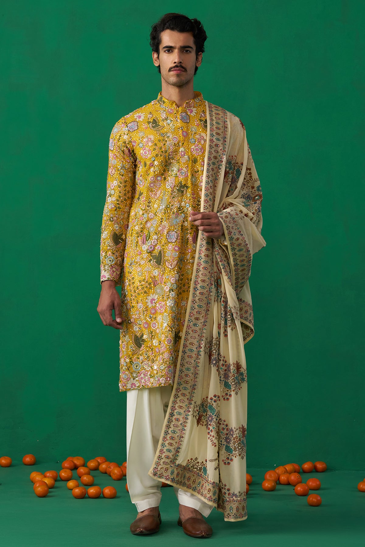 POOLPANKH HALDI KURTA SET