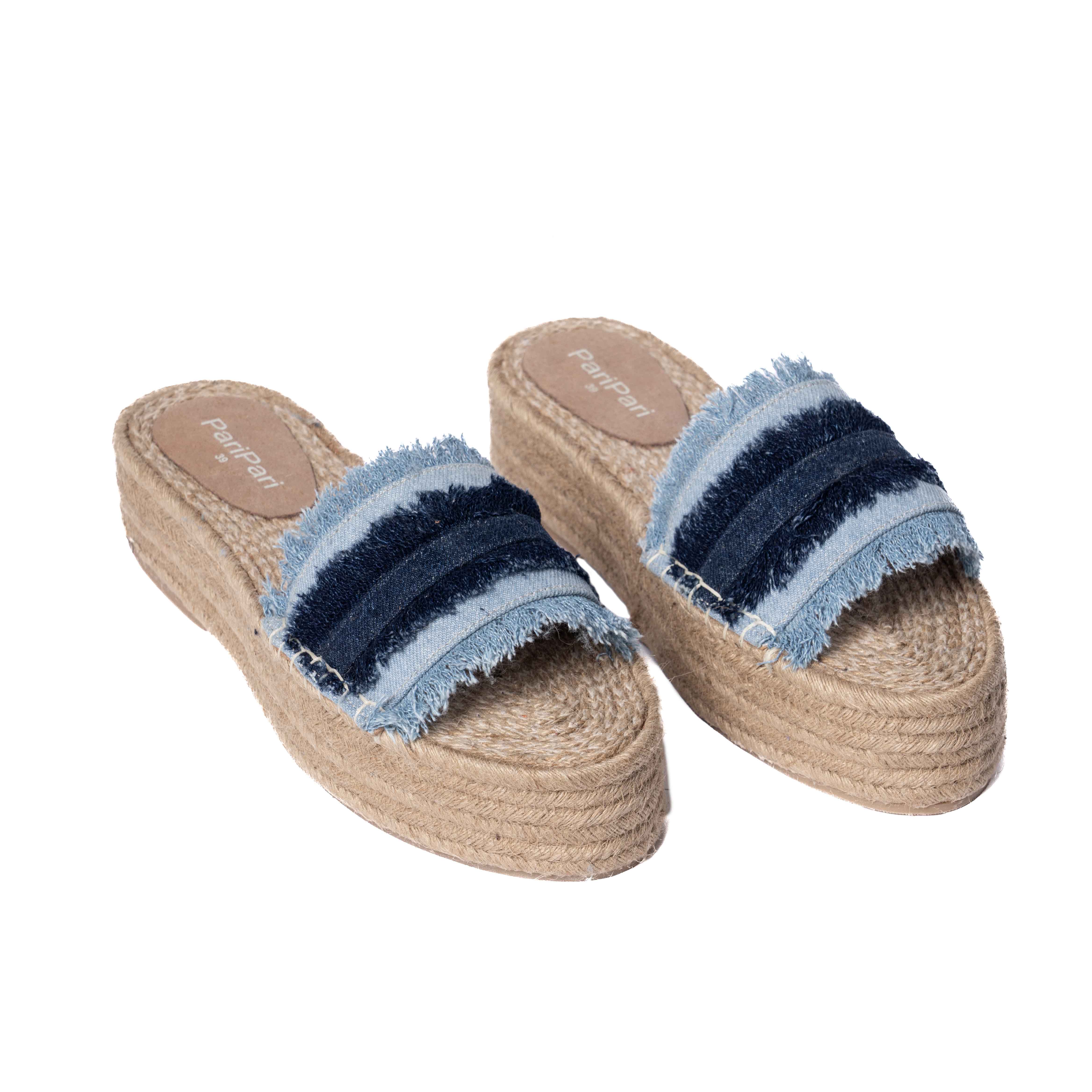 SAIRA DENIM SANDALS PLATFORM