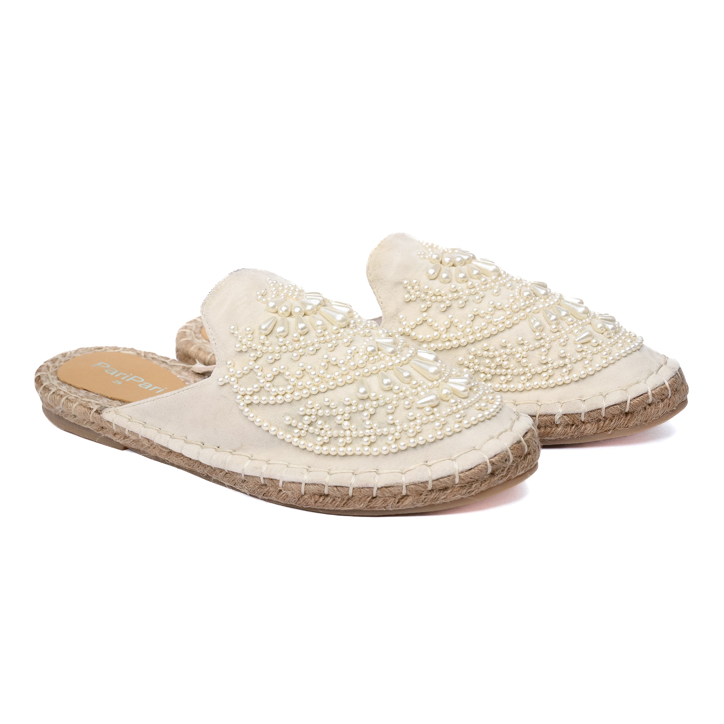 IRIS CREAM ESPADRILLES FLAT