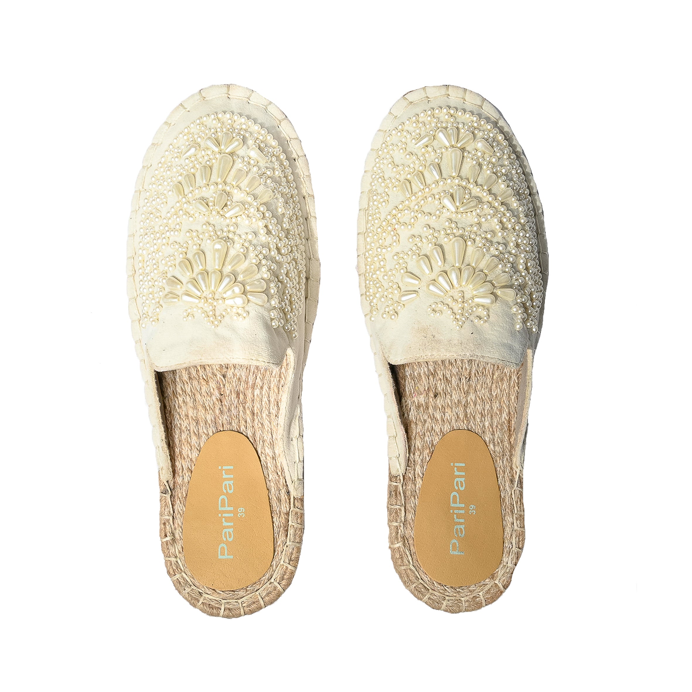IRIS CREAM ESPADRILLES FLAT