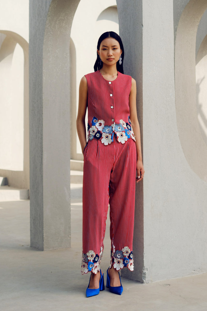 Red Margot Co-Ord Set