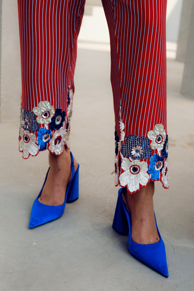 Red Chloe Pants