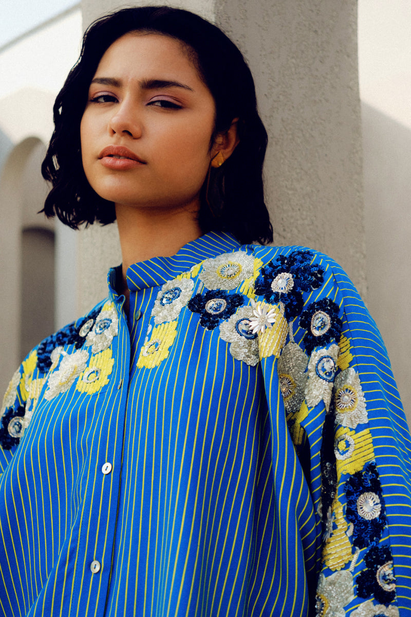 Blue Chole Kimono Shirt