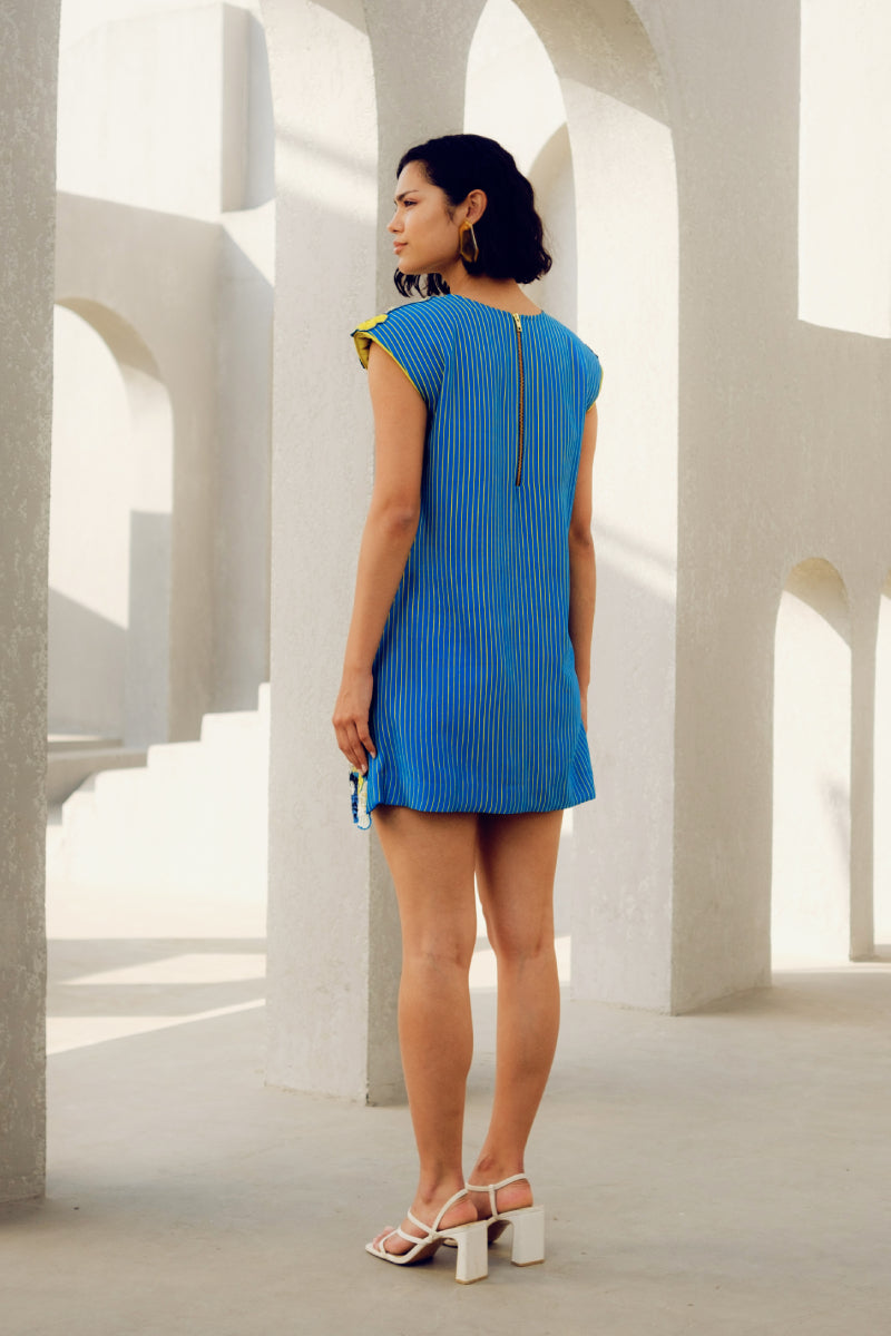 Blue Caroline Power Dress