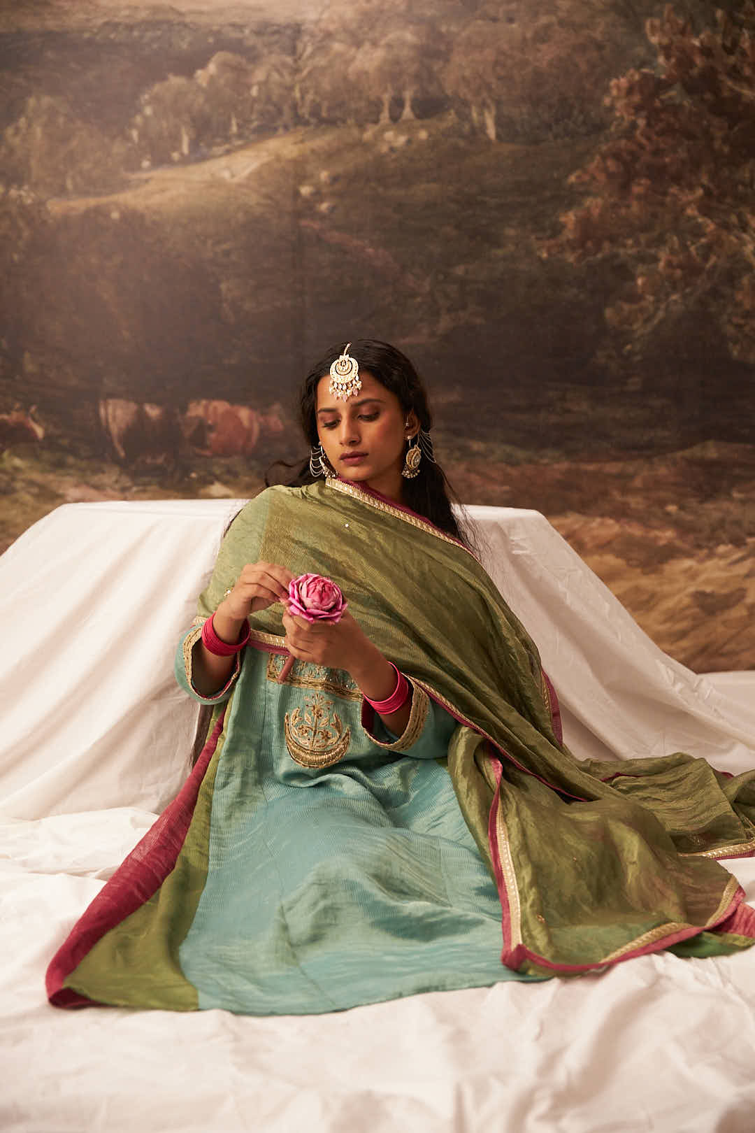 Firoza Embroidered Kurta Set