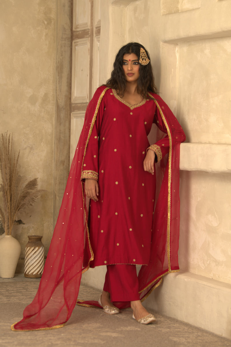 PINK DILKHUSH KURTA SET