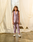 Load image into Gallery viewer, Very Peri Lilac Quilted Pant Suit Kids
