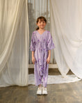 Load image into Gallery viewer, Very Peri Lilac Kimono Dhoti Jumpsuit Kids
