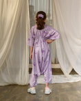 Load image into Gallery viewer, Very Peri Lilac Kimono Dhoti Jumpsuit Kids
