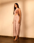 Load image into Gallery viewer, Rosey Pink Half Kurta, Bralette & Dhoti Pants
