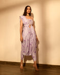 Load image into Gallery viewer, Very Peri Lilac Blouse Saree & Dhoti Pants
