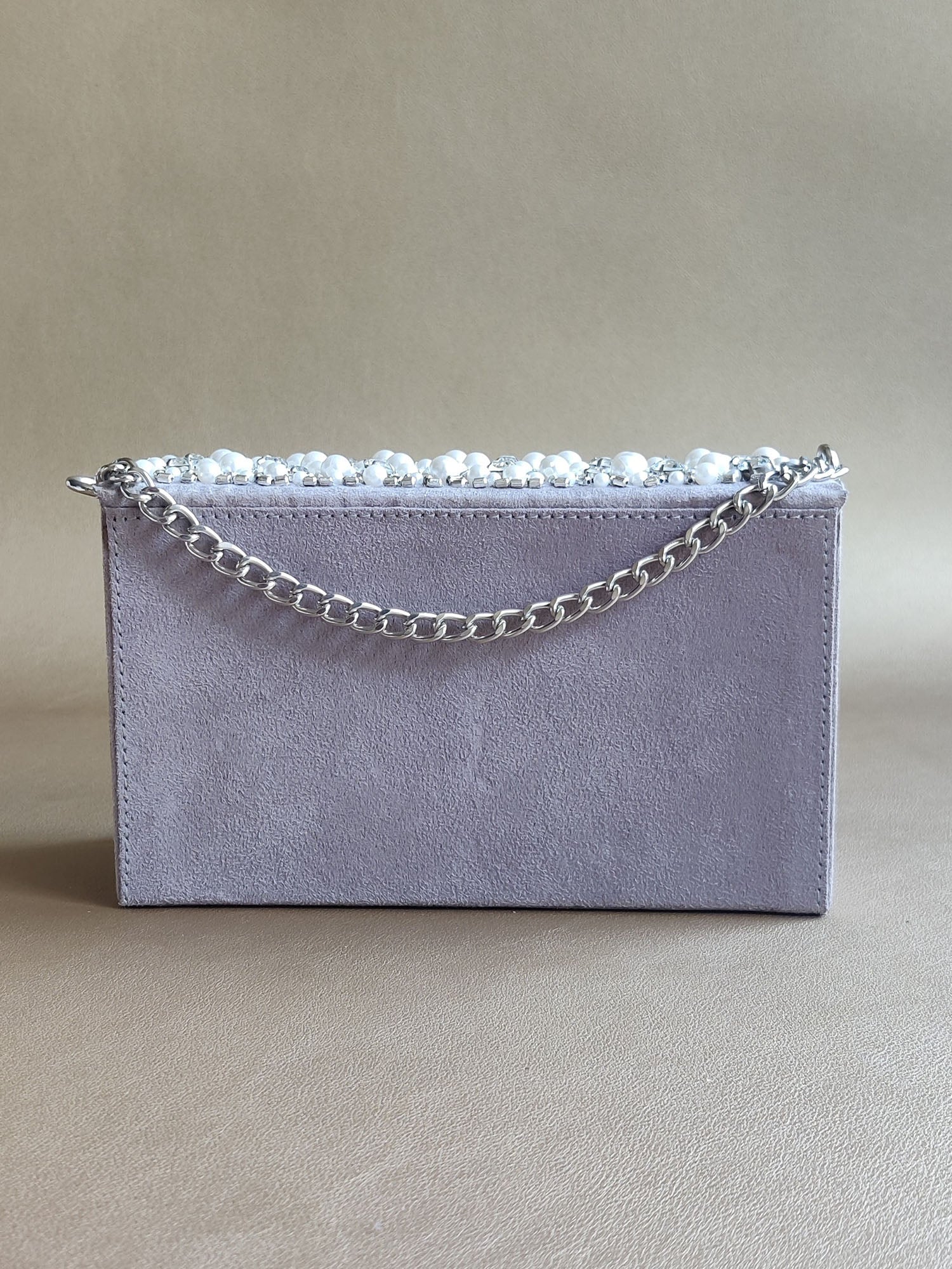 Silver Grey Charmer Bag
