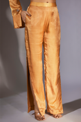 Load image into Gallery viewer, Mustard Embroidered Shirt With Pants
