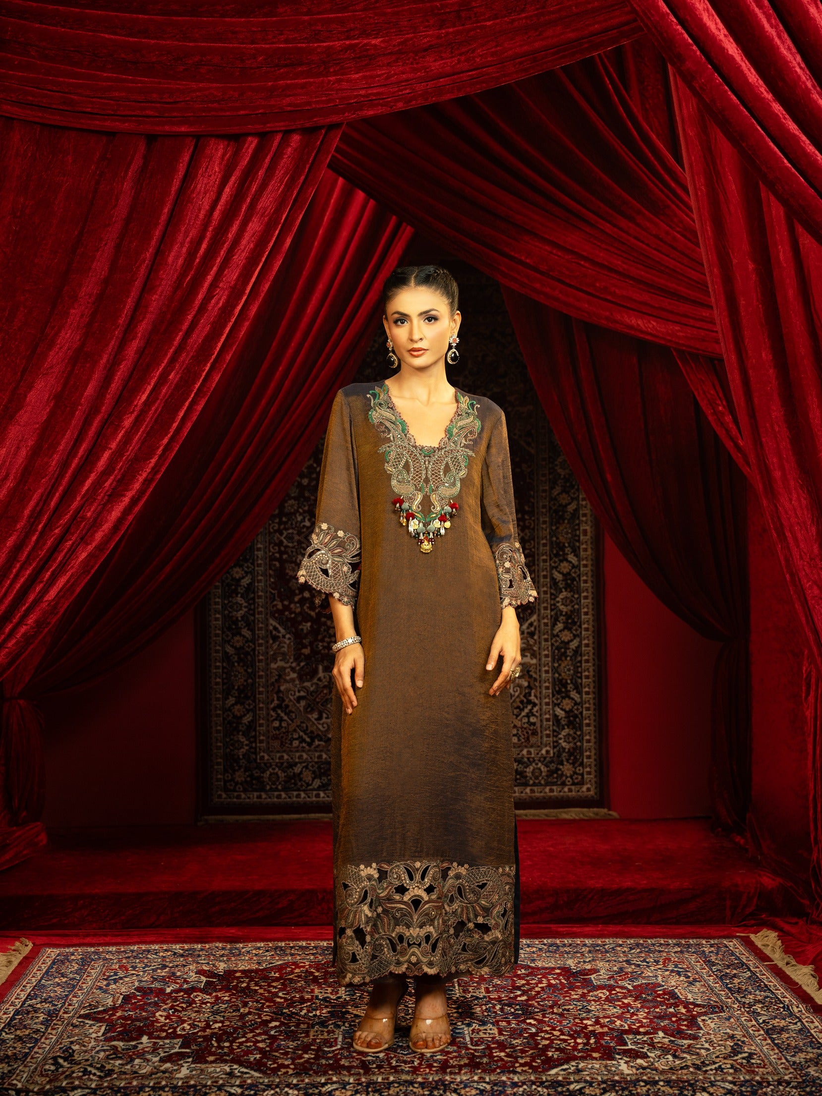 Kurta Set with Hand Embroidery