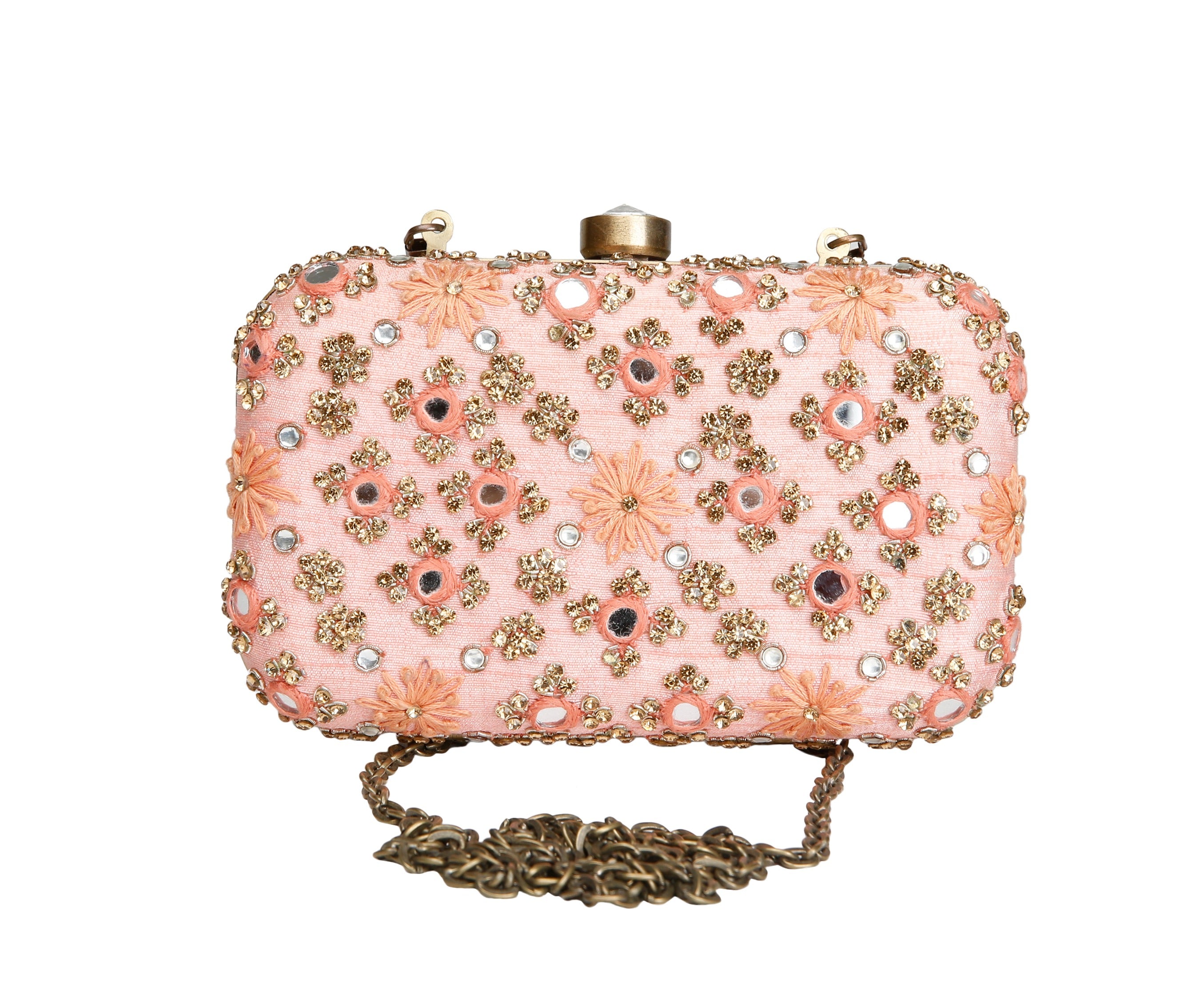Peech Mirrorwork Clutch