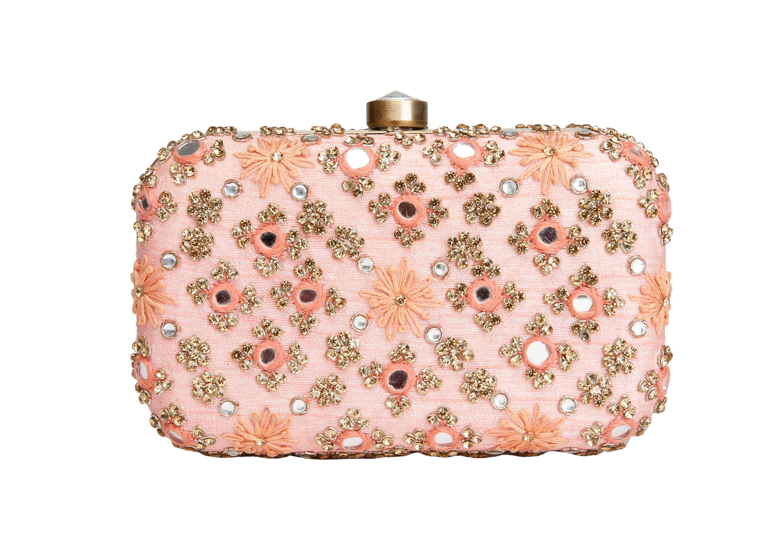 Peech Mirrorwork Clutch