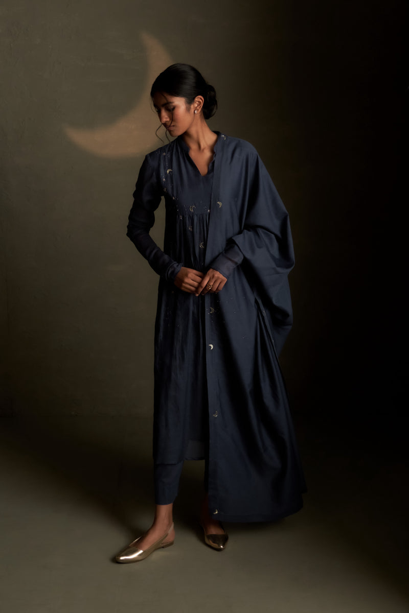 Blue Dusk Long Kurta Set