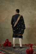 Load image into Gallery viewer, Navy Blue Luknowi Nawabi Set
