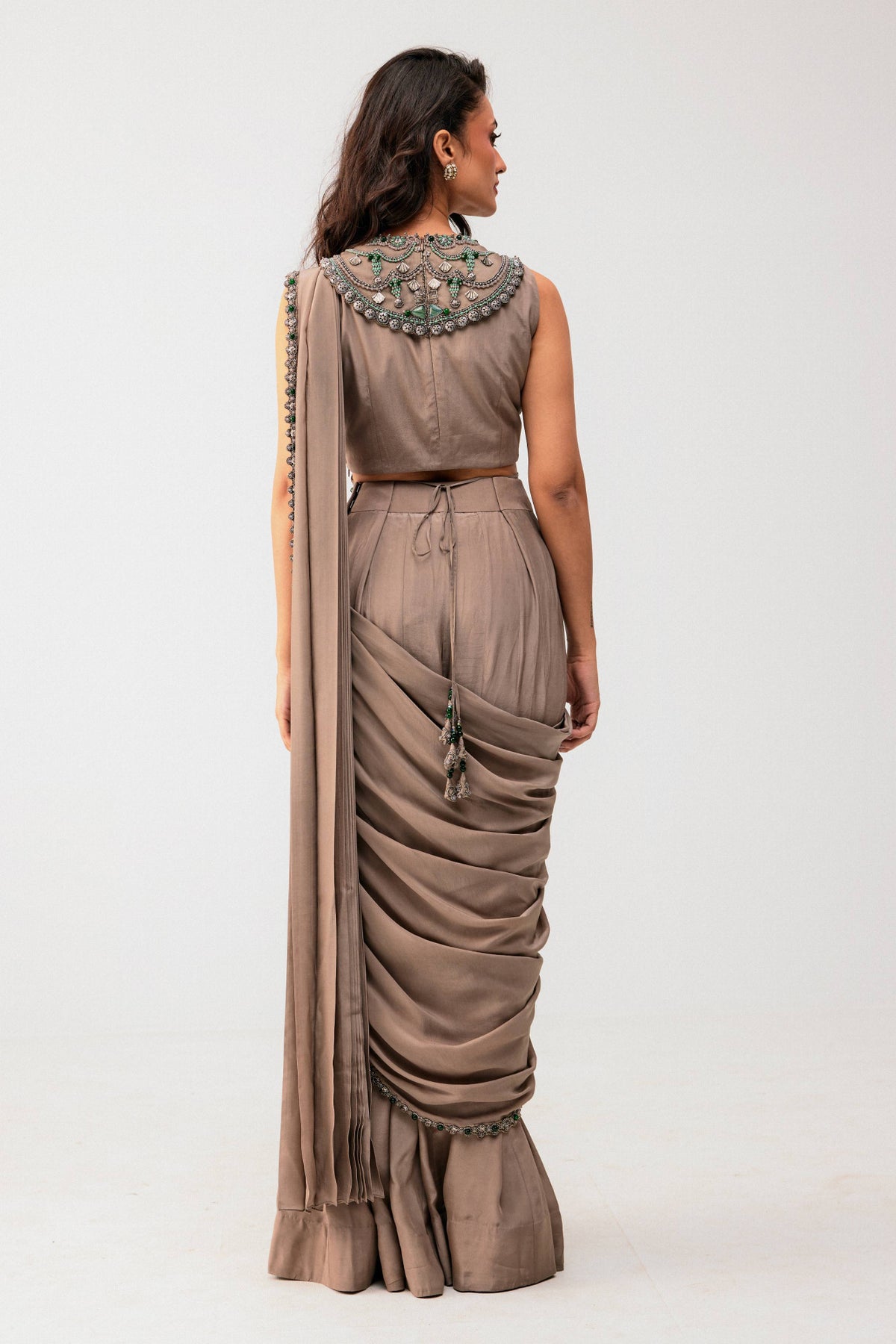 Drape Saree Set