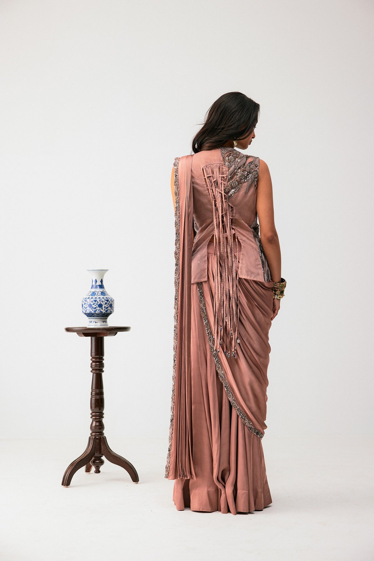 Pant Saree Set