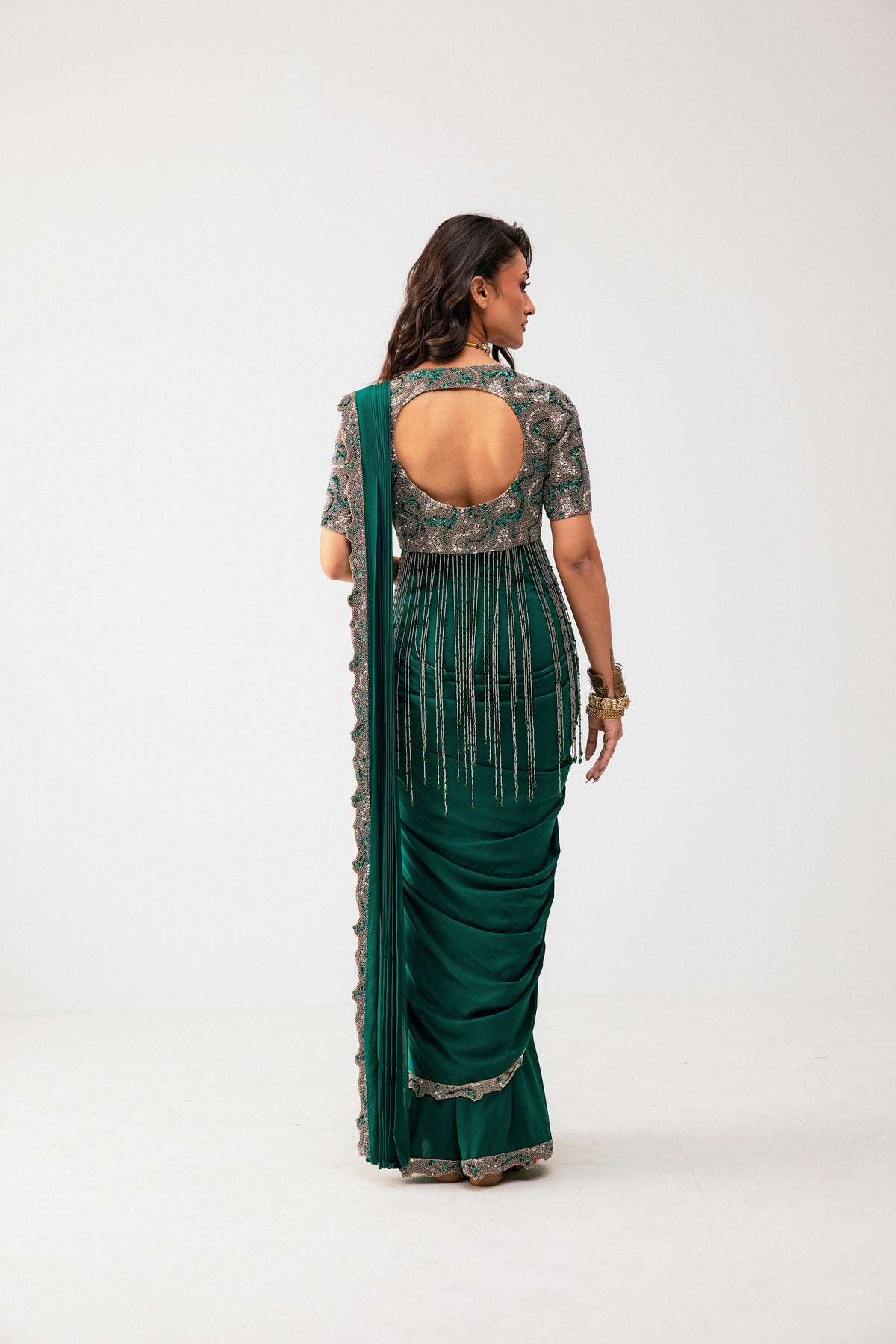 Drape Saree Set