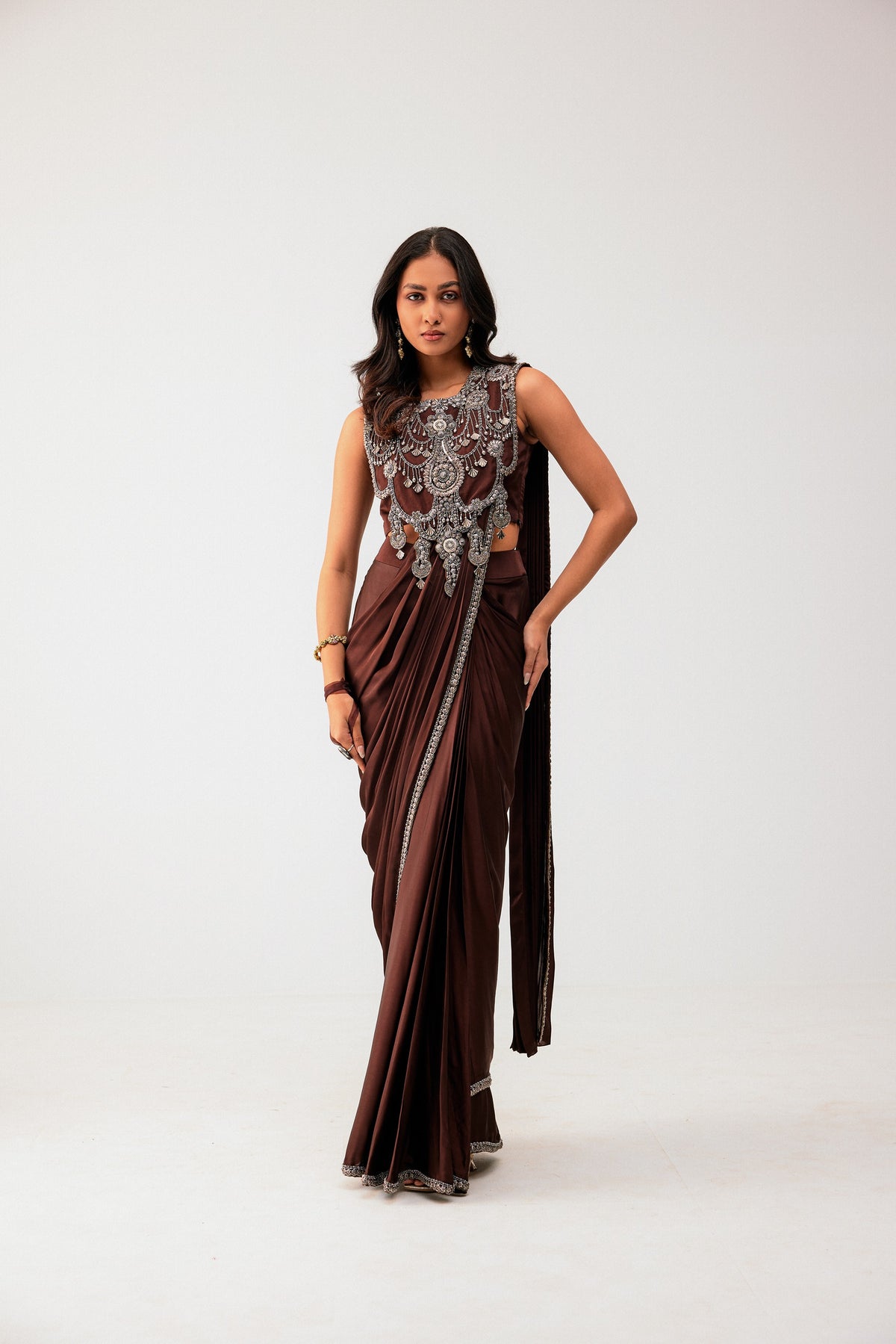 Drape Saree Set