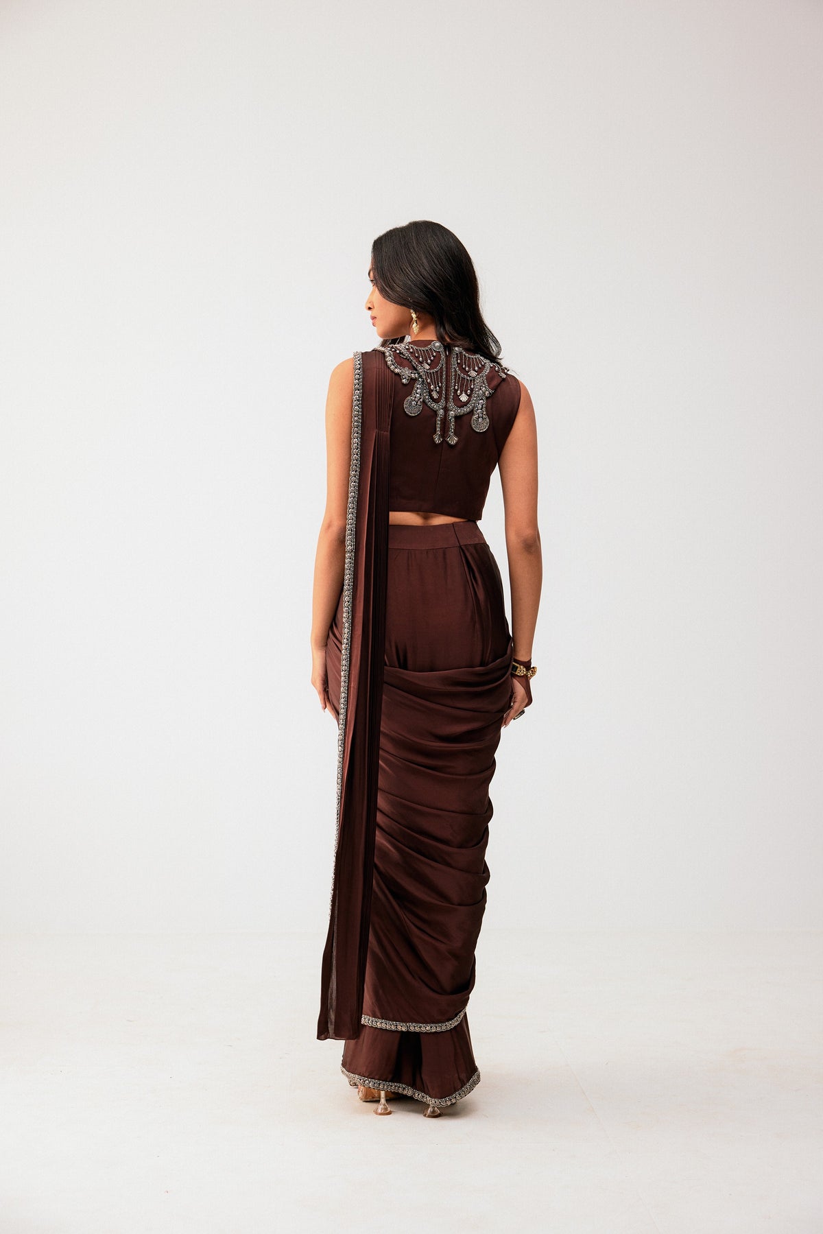 Drape Saree Set