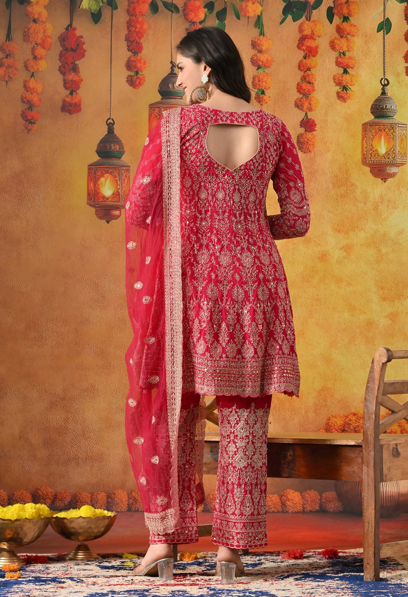 Pink Kurta Set
