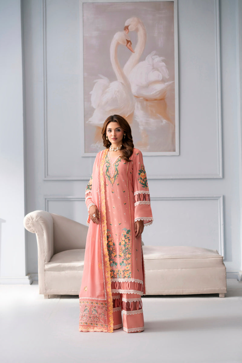 Coral Glow Kurta Set