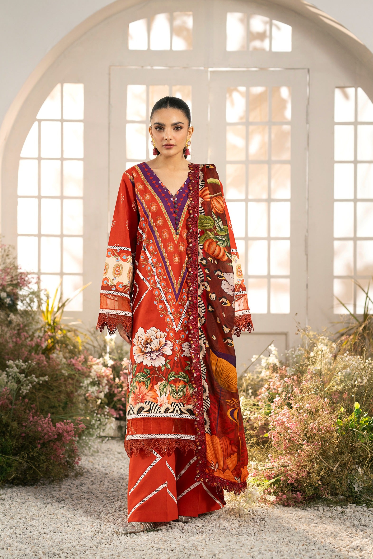Crimson Charm Kurta Set