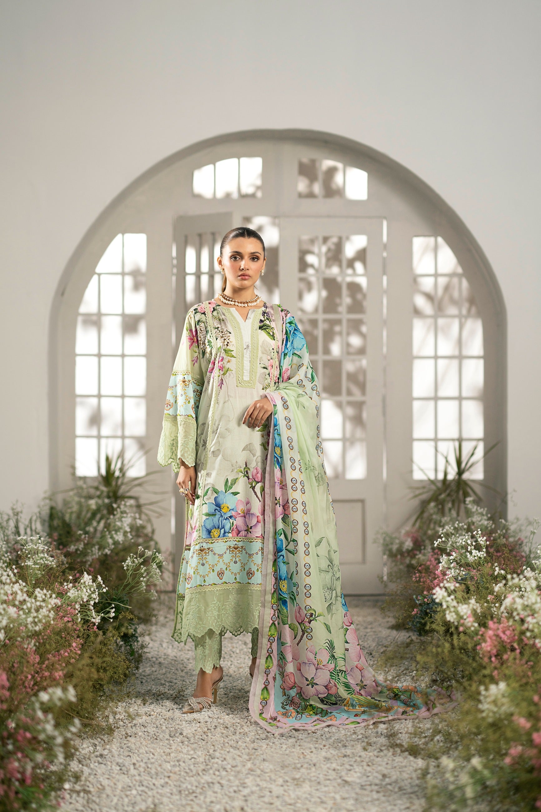 Hint of Mint Kurta Set
