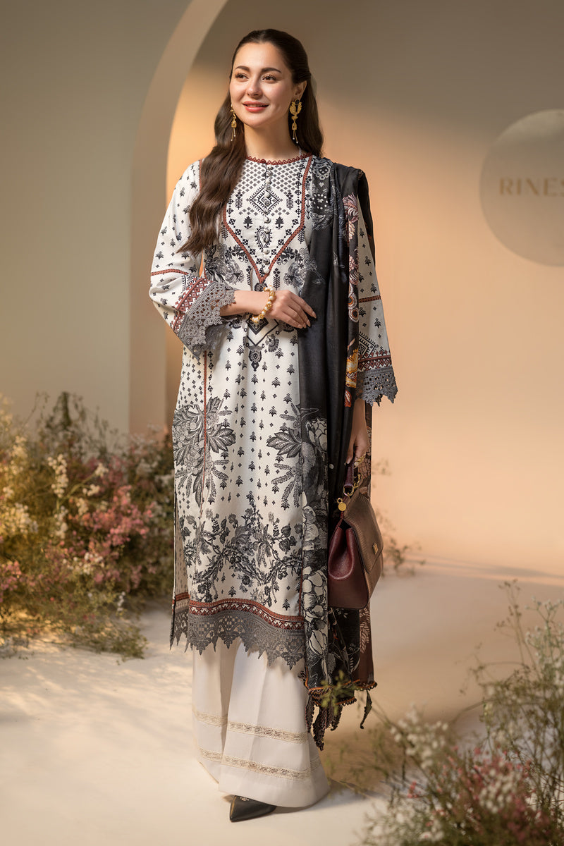 Noir et Blanc Kurta Set