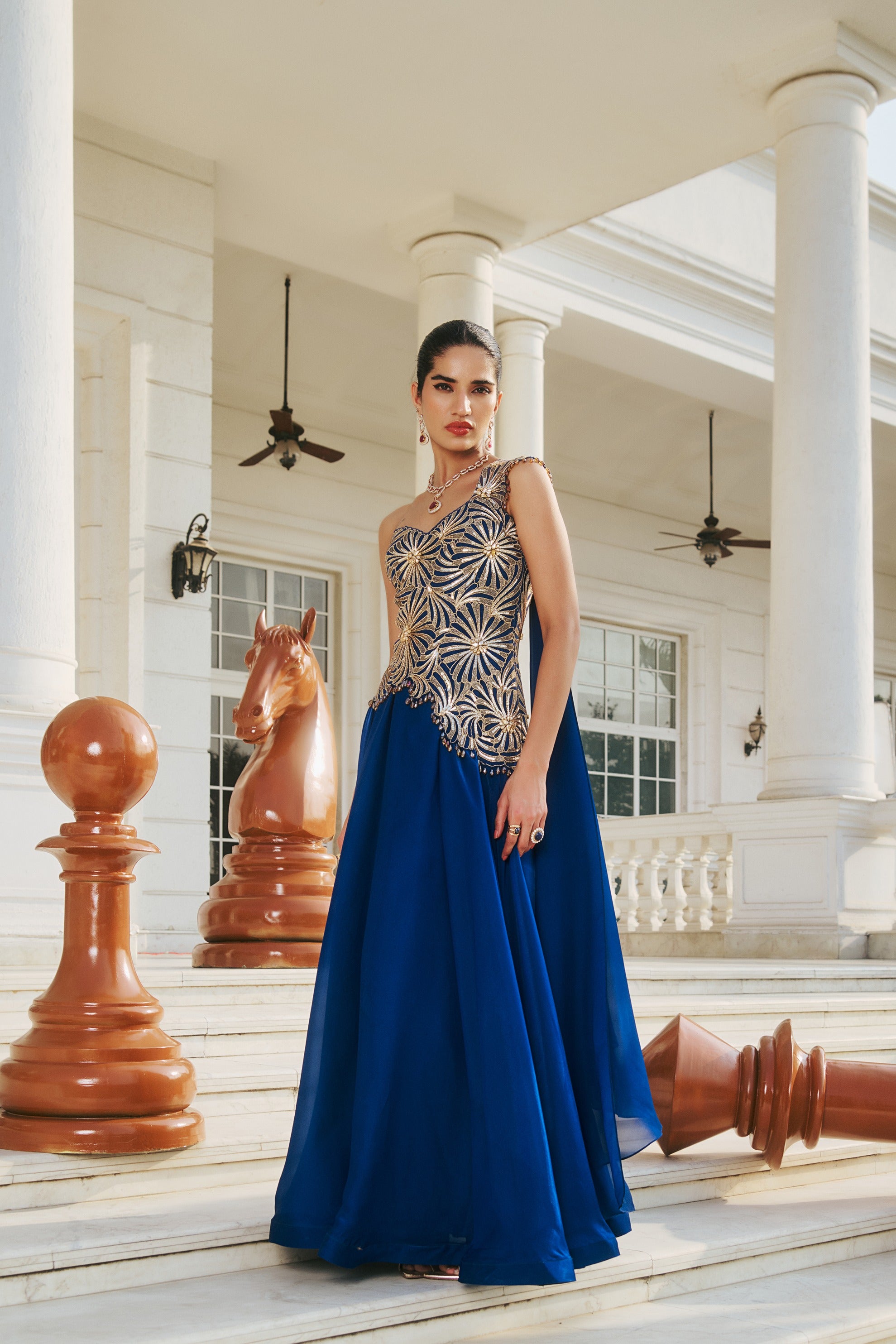 Hand Embelished Cocktail Dress