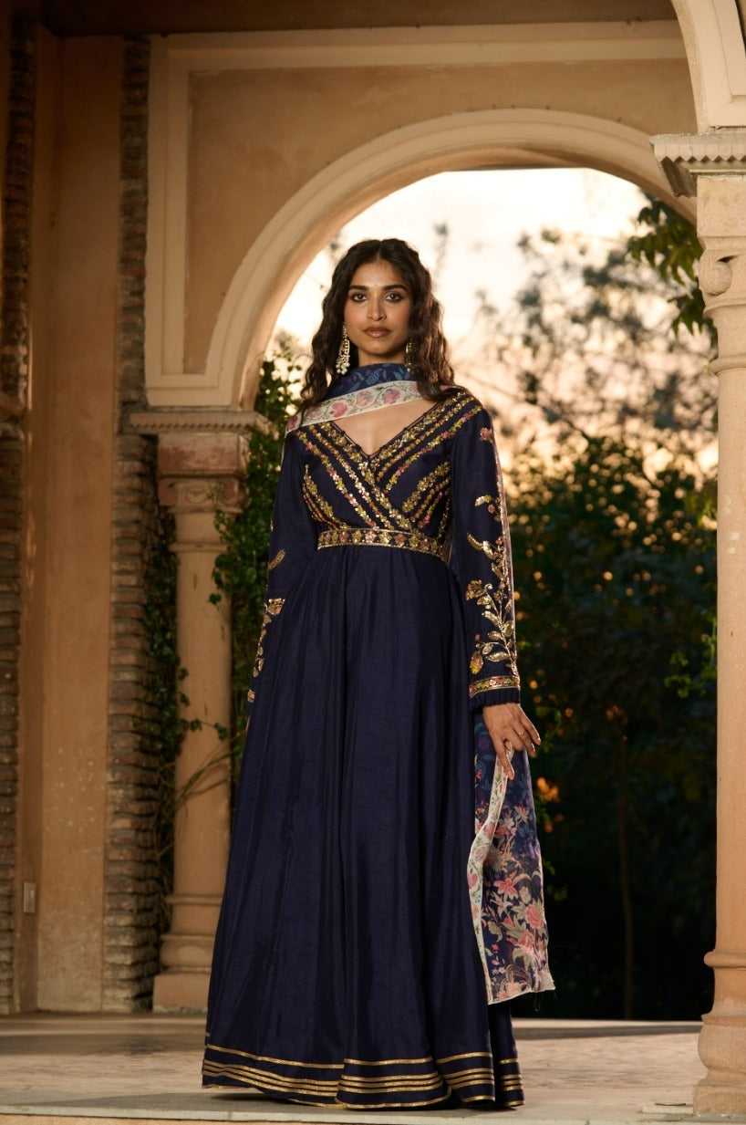 Hand Embroidered Anarkali