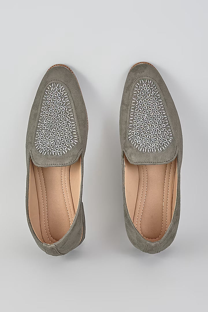 Gunmetal Tube Loafers